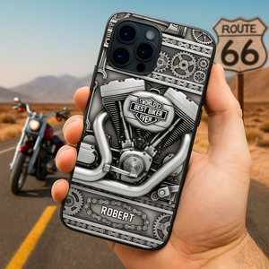 Personalized Gifts For Biker Phone Case, Motorcycle Engine 02QHPU180625