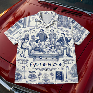 Toile de Jouy Hawaiian Shirt - Personalized Friendship Gift 02pgqn040726
