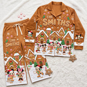 Cute Gingerbread Family Pajama Set - Personalized Gift For Christmas 02PATA270826