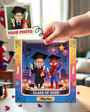 My Hero Graduation Acrylic Plaque - Custom Photo Gifts For Graduates 01NAMG100326