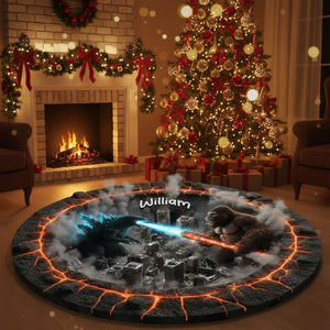 Monster Battle Doormat - Personalized Gifts For Movie Fans 03hyqn161025