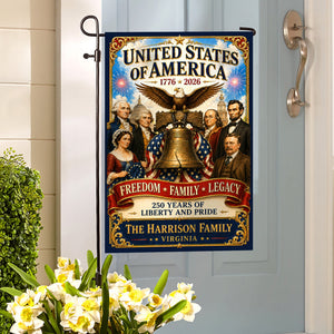 250 Years Of Pride Garden Flag - Personalized Patriotic Gifts 05TYQN270526