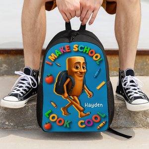 Mindbot Characters Luxury Backpack - Personalized Gifts For Kids School Bag 01TOLU020825