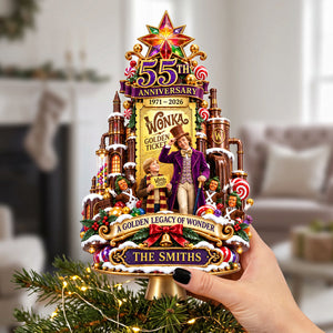 A Golden Legacy Of Wonder Tree Topper - Personalized Christmas Gifts 01hata140926
