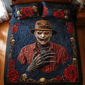 Slasher Horror Quilt Bedding Set Special Line - Halloween Gifts For Horror Movie Fans 02tgqn210825