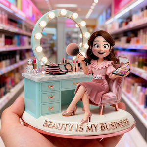 Dressing Table Acrylic Plaque - Personalized Makeup Artist Gifts 02PGDT230226