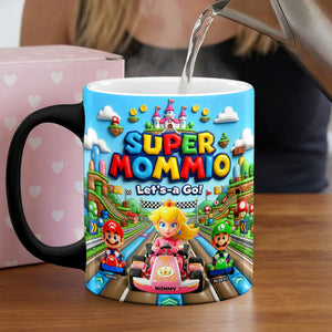 Racing Mom and Kids Magic Mug - Personalized Gifts For Mothers 03naqn090426
