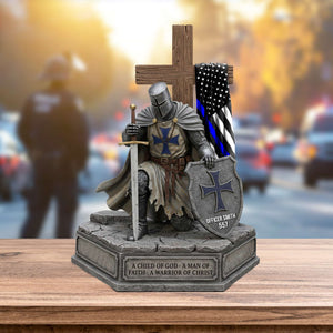 Knight Templar God Acrylic Plaque Personalized Gifts For Police 03qhtn170525-Homacus