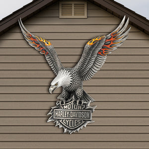 Fierce Motorcycle Metal Sign - Personalized Gifts For Biker 05qhtn040625