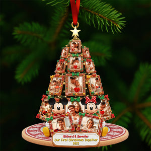 First Christmas Together Ornament - Custom Photo Gifts For Couple 06hyqn151025