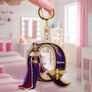 Personalized Alphabet Letters Gifts - 02nalu160625 Queen Keychain