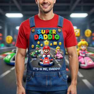 Retro Game Dad and Kids Shirt - Personalized Gifts For Dad 02naqn060526