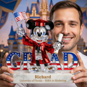 Patriotic Graduate Acrylic Plaque - Personalized Gifts For Graduation 01TGQN250526