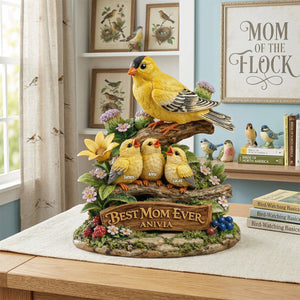 Bird Mom Acrylic Plaque - Personalized Gifts For Mother's Day Plaque 02TYTN300326