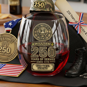 Military 250th Anniversary Glass Egg Cup Personalized Gifts For Veteran 01ohtn060825