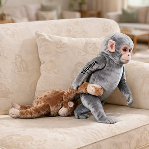 Monkey Custom Shaped Pillow - Personalized Gifts 06tglu060326