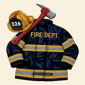 Fire Dept Doormat – Personalized Gifts For Firefighter 05hyqn061025