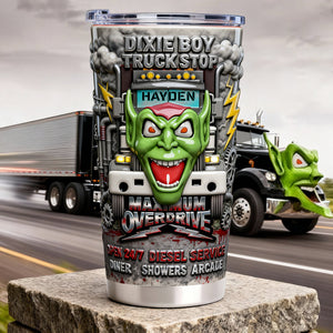 Fierce Trucker 20oz Tumbler - Personalized Gifts For Truckers 04nalu150126