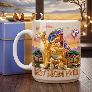 Wild Mama Love Coffee Mug - Personalized Gifts For Mom 01OHQN130426