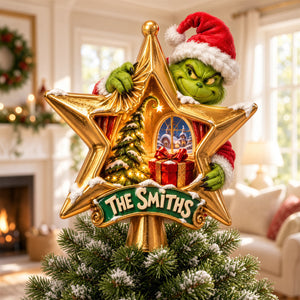 The Star Acrylic Christmas Tree Topper - Personalized Gifts For Family 07hatn211026