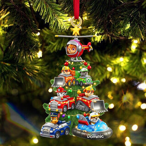 Personalized Gifts For Christmas, Cute Animals Christmas Acrylic Ornament 04kimg080925