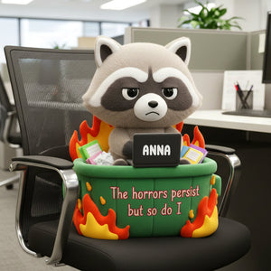 Workday Raccoon Adventures Pillow - Personalized Gifts For Coworkers 06NATN151125