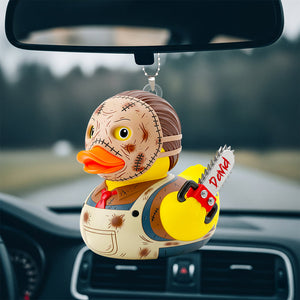 Horror Duck Car Ornament Personalized Gifts For Movie Fans 01PGDT210825