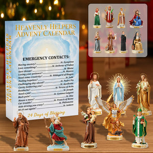 Catholic Saints Advent Calendar Custom Acrylic Blind Box, Christmas Gifts For Christians 01qhtn221025