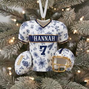 Personalized Christmas Festive Jersey Keepsake Ornament 06PGLU300925
