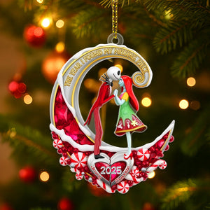 Personalized Gifts For Christmas, couple acrylic ornament 04tgmh150825-Homacus