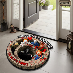 Horror Halloween Villains Doormat - Personalized Gifts For Movie Fans 02NAMG130825