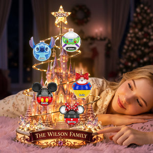 Magical Castle Family Acrylic Light Box - Personalized Gifts For Christmas 03nata210826-Homacus