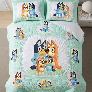 Family Quilt Bed Set, Gifts For Movie Fans 02QHPU170725