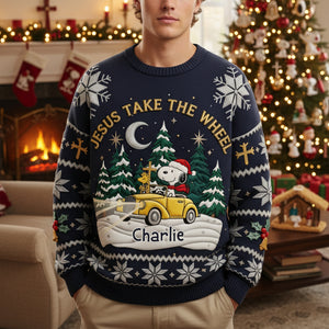 Driving Buddy Ugly Sweater - Personalized Gifts For Christians 07PALU031125