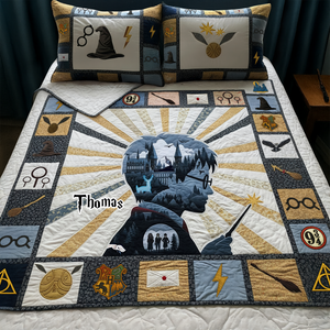Magical Quilt Bed Set, Personalized Gifts For Movie & Novel Fans 03QHPU160725