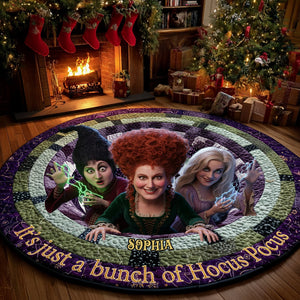 Personalized Christmas Gifts For Movie Fans Quilted Round Mat 03tgtn011025