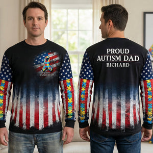 Proud Autism Parent - 250th Of The USA - Personalized Gifts 06toqn040226