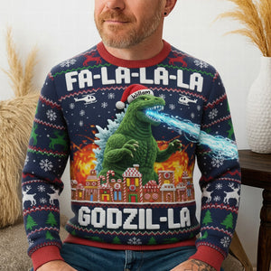 Holiday Monster Ugly Sweater - Personalized Gifts For Movie Fans 04naqn161025
