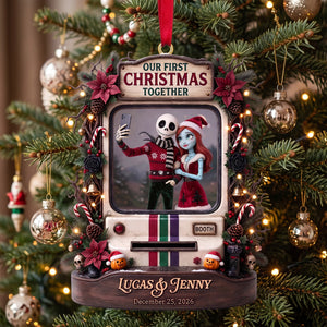 Our Christmas Together Acrylic Ornament – Personalized Gifts For Couple 06TOTN010826