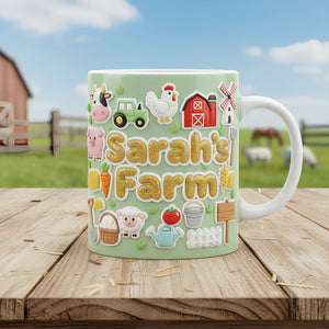 Cute Country Life Mug Personalized Gifts For Farmers 07HYDT161225
