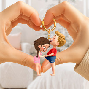 Cheeky Couple Keychain - Personalized Gifts For Couple 02qhqn291025
