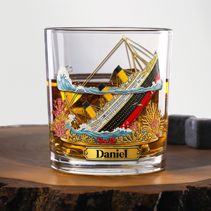 Legendary Ocean Voyage Whiskey Glass - Personalized Gifts For Boat Lovers 01HYLU140825