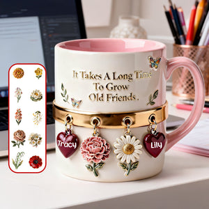 Birth Month Flowers Coffee Mug – Personalized Gifts For Friends 02namg251225-Homacus