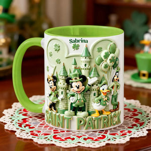 St. Patrick Accent Mug - Personalized Patrick's Day Gifts 03pata070226