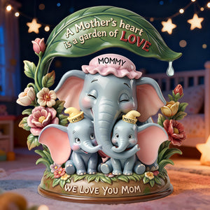 Mother’s Garden Of Love Acrylic Plaque - Personalized Gifts For Mom 04padt310126