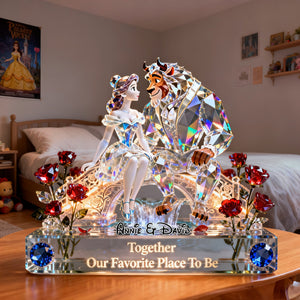 Crystal Couple Acrylic Plaque - Personalized Gifts For Couple 02OHLU040226