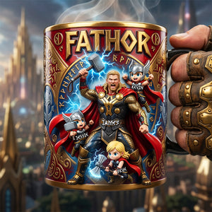 The Indestructible Dad Magic Mug - Personalized Gifts For Dads 04tyta070526