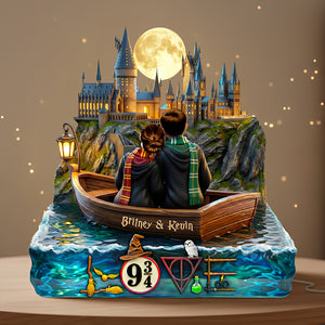 Romantic Couple Acrylic Light Box - Personalized Gifts For Couples 01hudt111225