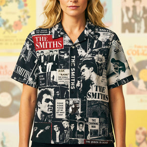 The Smiths Hawaiian Shirt Intricate Poetic Guiter Melody 01QHDT030726