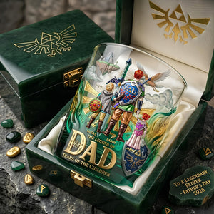 Celebrate Dad Wins Round Glass, Personalized Gifts For Dads 01qhdt290426